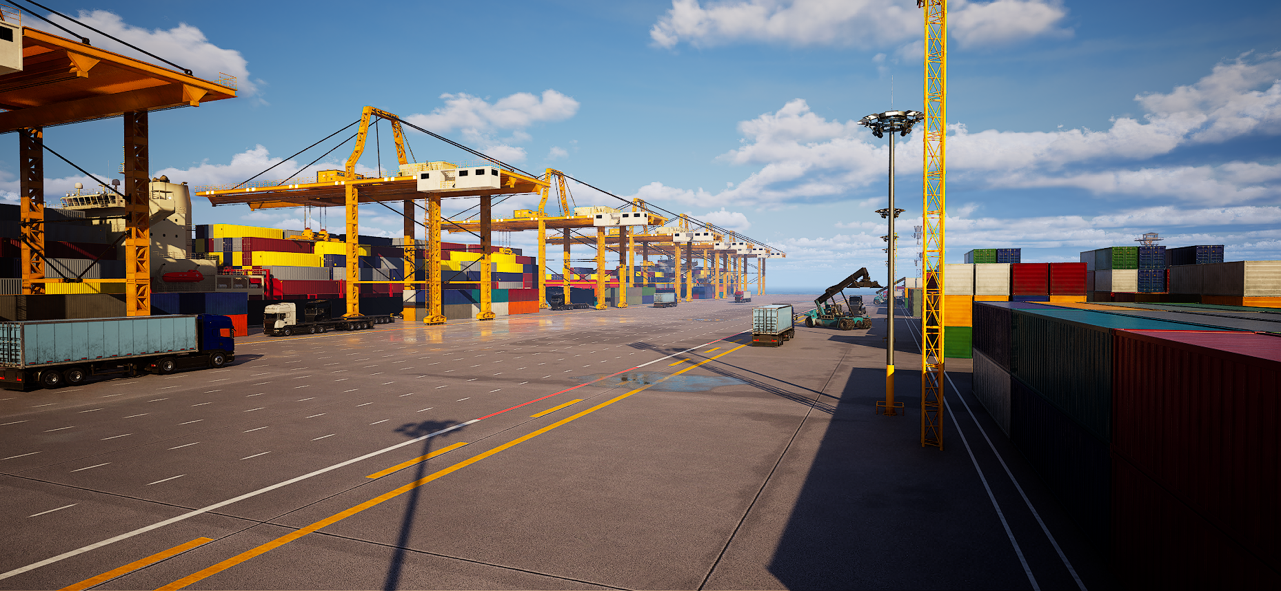 Port scene